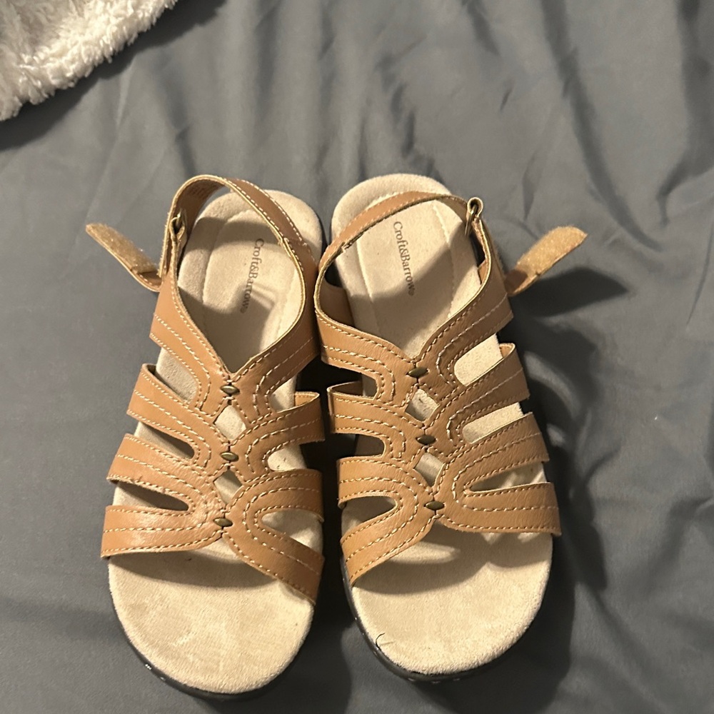 Croft & Barrow Brown Kids Sandals